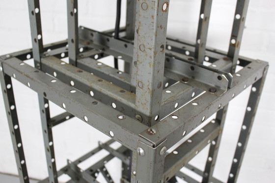 Image 1 of Mid Century Theaterscheinwerfer von AE Cremer Paris auf Industriestand