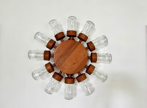 Vintage Digsmed Teak Gewürzrad