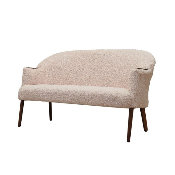 Image 1 of Vintage cremefarbenes Sofa, Dänemark 1970er