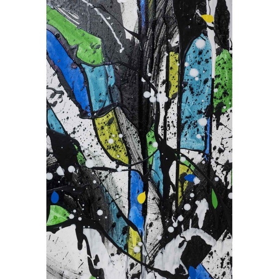 Image 1 of Acryl auf alter Leinwand von Dan Hôo, 2023