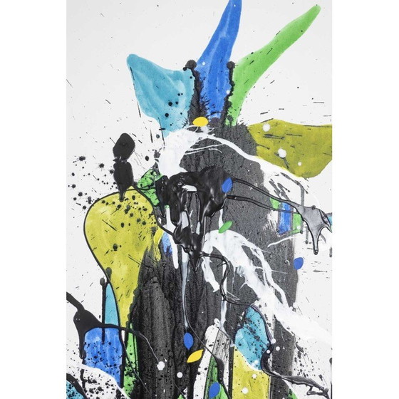 Image 1 of Acryl auf alter Leinwand von Dan Hôo, 2023