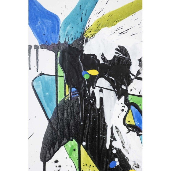 Image 1 of Acryl auf alter Leinwand von Dan Hôo, 2023