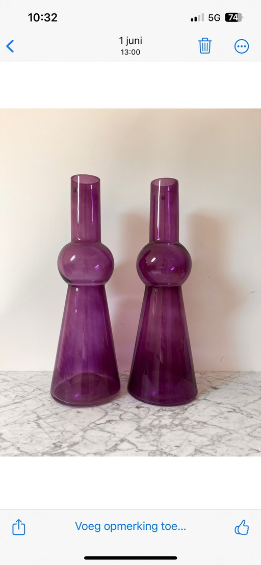 2x Vintage IKEA große Vase