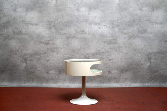 Image 1 of Weiße Pop Art Luna Servierbar von Opal Möbel, 1970er