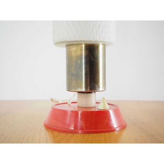 Image 1 of Tischlampe aus Messing und Glas, Polen, 1970er Jahre