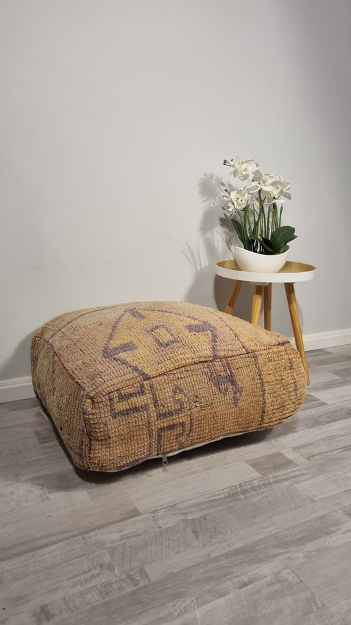 Vintage Berber Pouf
