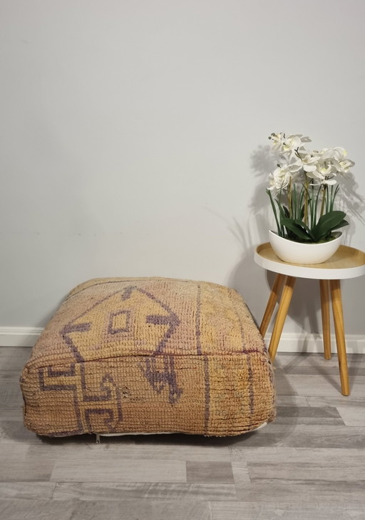 Vintage Berber Pouf