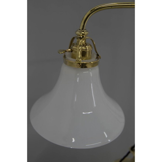 Image 1 of Jugendstil-Tischlampe aus Messing, 1910er Jahre