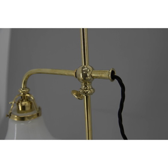 Image 1 of Jugendstil-Tischlampe aus Messing, 1910er Jahre