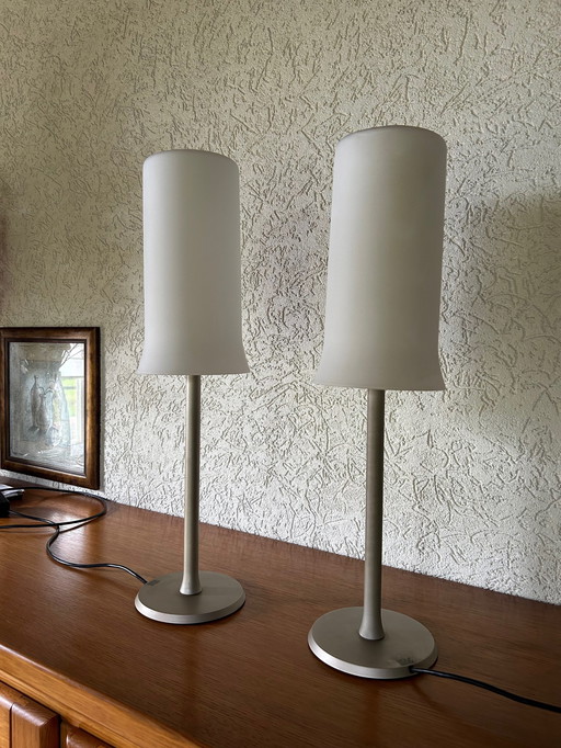 2X Rolf Benz Tischlampen