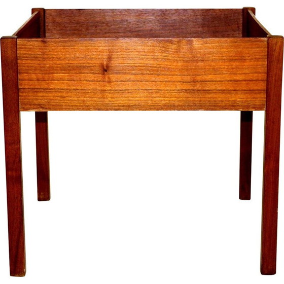 Image 1 of Vintage Pflanzgefäß aus Teakholz für den Innenbereich, Schweden 1960