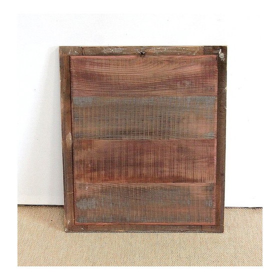 Image 1 of Rechteckiger Vintage-Spiegel mit Verglasung