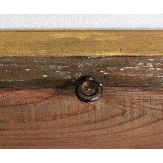 Image 1 of Rechteckiger Vintage-Spiegel mit Verglasung