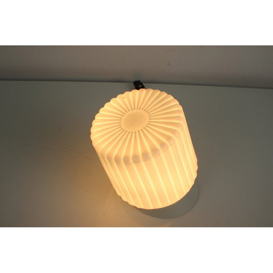 Image 1 of Vintage Wandleuchte aus Kunststoff und Opalglas, Tschechoslowakei 1960er Jahre