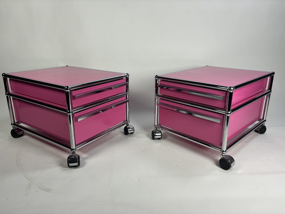 Image 1 of USM Haller Nachtschrank, pink Collection, top Zustand