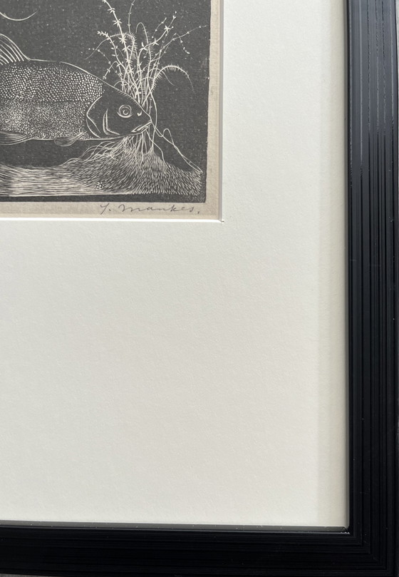 Image 1 of Jan Mankes - Original gerahmte Heliogravüre Schleie 1923