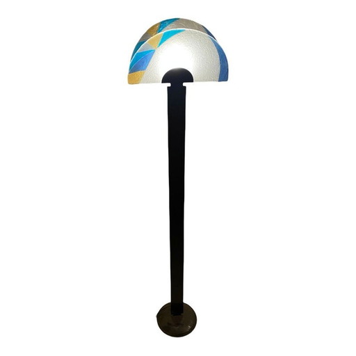 Vintage Vetri Muranoglas Stehlampe, 1980er Jahre