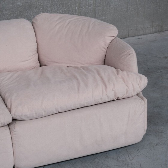 Image 1 of Zweisitzer-Sofa "Confidential", Mid Century, von Alberto Rosselli für Saporiti, Italien 1972