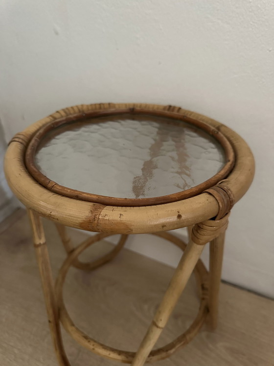 Image 1 of Pflanztisch-Set Rattan