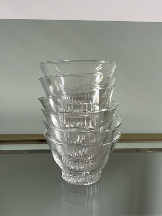 Image 1 of Vintage Reims Frankreich Glasschalen für Dessert