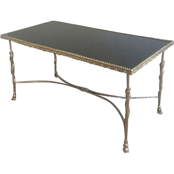 Image 1 of Couchtisch aus Silber und Glas, 1940