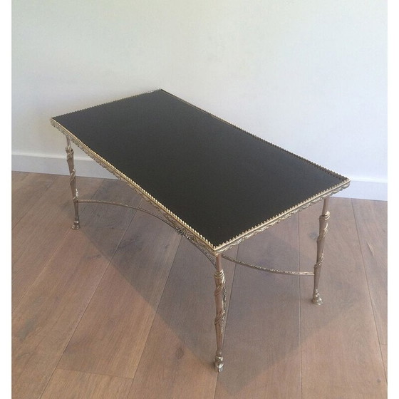 Image 1 of Couchtisch aus Silber und Glas, 1940