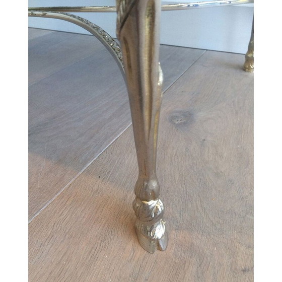 Image 1 of Couchtisch aus Silber und Glas, 1940