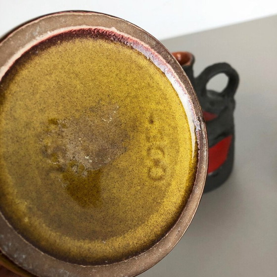 Image 1 of Satz von 3 Vintage-Keramikvasen von Marei Ceramics, Deutschland 1970