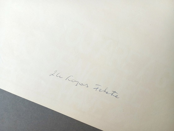 Image 1 of Friedensreich Hundertwasser 'Arche Noah' Originalplakat Grüner Janura 1988