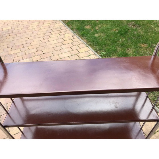 Image 1 of Vintage Bauhaus Metall Bücherregal, 1920er Jahre