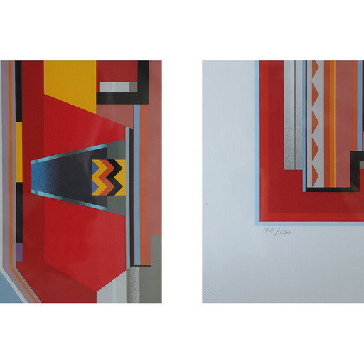 Vintage-Gemälde von Peder Duke, 1992