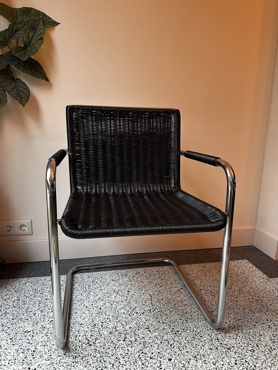 Image 1 of 3X Vintage Tecta D41 Freischwinger Esszimmerstuhl / Freischwinger