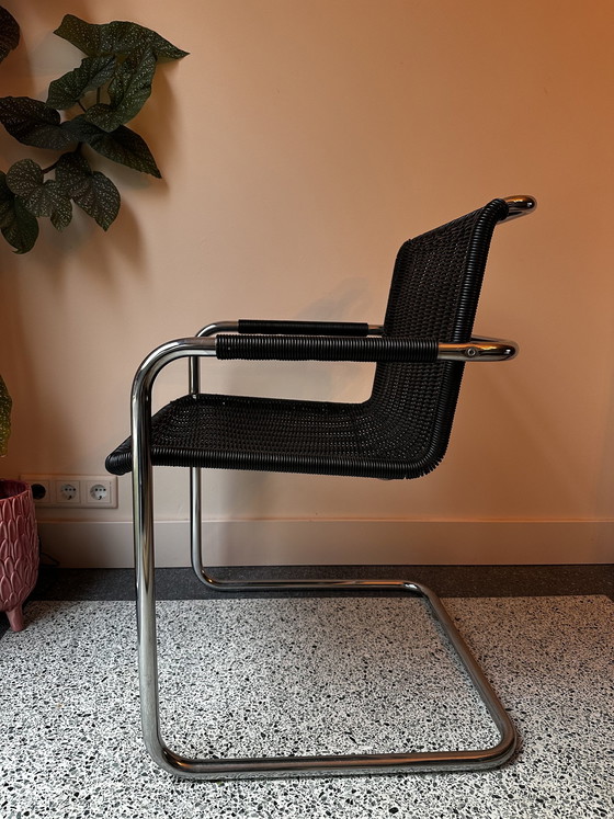 Image 1 of 3X Vintage Tecta D41 Freischwinger Esszimmerstuhl / Freischwinger