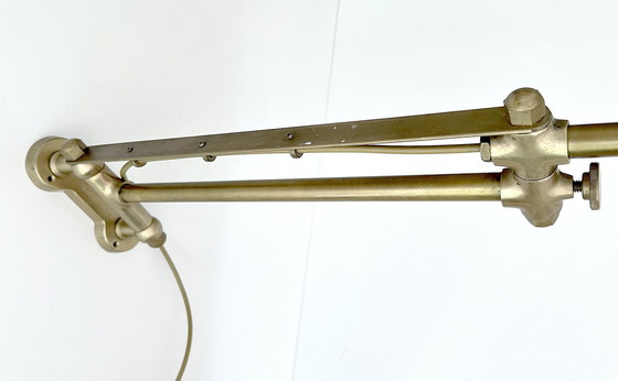 Image 1 of Große Wandleuchte aus Vintage-Messing