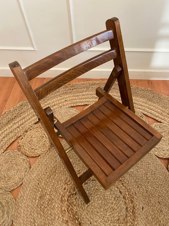 Image 1 of 2x Vintage Torck Kinderklappstühle