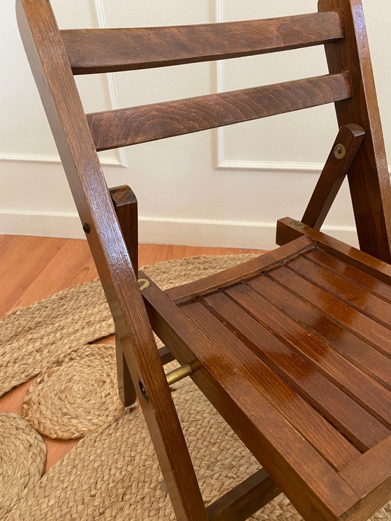 Image 1 of 2x Vintage Torck Kinderklappstühle