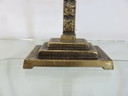 Kerzenhalter "Menorah Chanukka" 9 Kerzen, Aus Messing, 1960