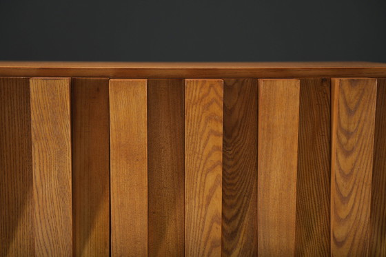 Image 1 of Atemberaubendes Vintage-Holz-Sideboard von L.A. Studi Italien