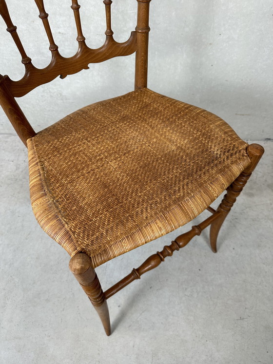 Image 1 of 2x vintage original Chiavari Stühle - Holz