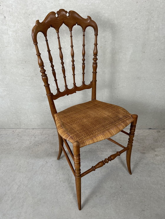 Image 1 of 2x vintage original Chiavari Stühle - Holz