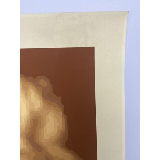 Image 1 of Vintage-Siebdruck Marilyn Monroe von Yvaral (Jean-Pierre Vasarely), 1970