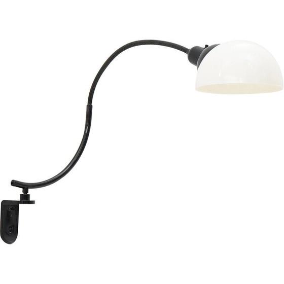 Image 1 of Vintage-Wandleuchte "Tomos 3" aus schwarz lackiertem Metall von Kazuhide Takahama für Sirrah, Italien 1970