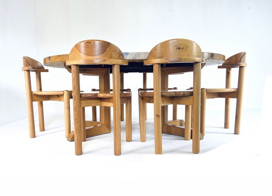 Image 1 of Pinewood Danish Dining Room Set '60