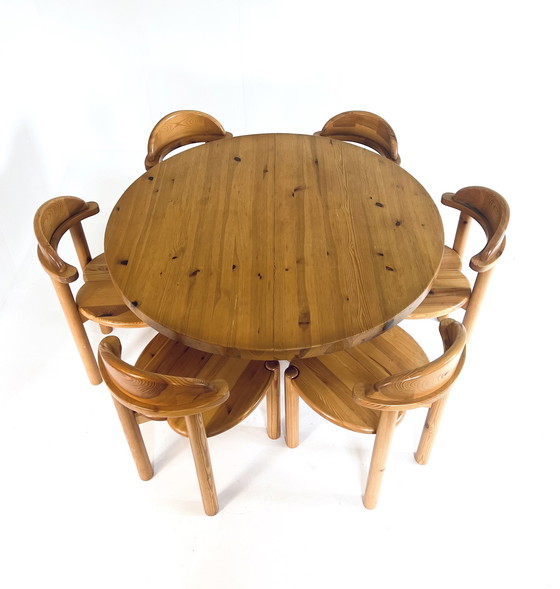 Image 1 of Pinewood Danish Dining Room Set '60