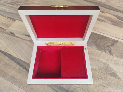 Spieldose Aus Holz, Lackiert, Ballerina Original Deichert Musical Box  Melodie: Träumerei