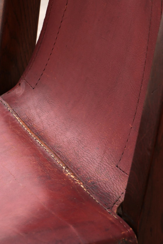 Image 1 of Spanischer Stuhl: Rustikales Design mit Sattelleder 4er Set