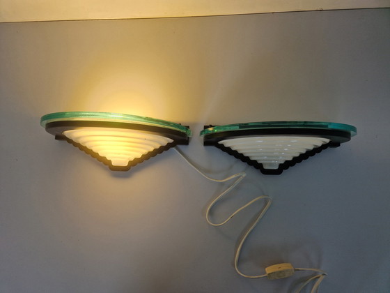 Image 1 of Paar postmoderne Ikea-Wandleuchter