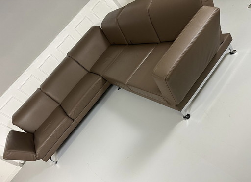 Brühl Moule Ecksofa Designer Sofa Couch Leder