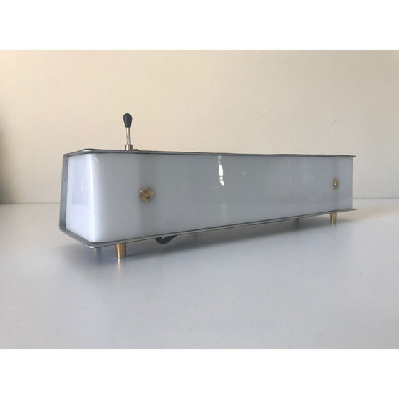 Image 1 of Vintage-Lampe aus Perplex und Aluminium von Arlus