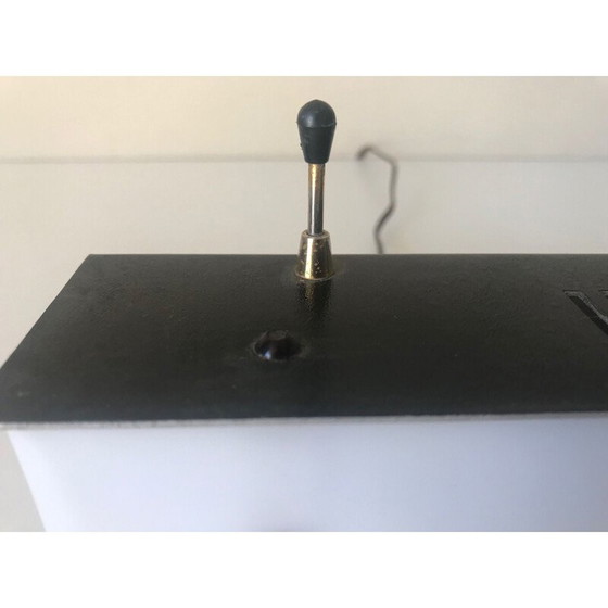 Image 1 of Vintage-Lampe aus Perplex und Aluminium von Arlus